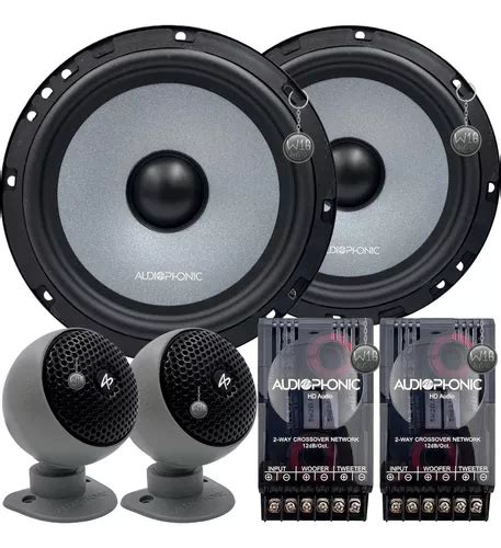 Kit Vias Audiophonic Kc Pols W Rms Brinde