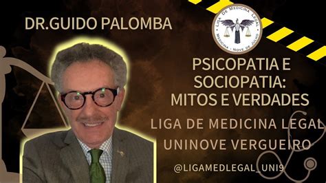 Psicopatia E Sociopatia Mitos E Verdades Dr Guido Palomba Youtube