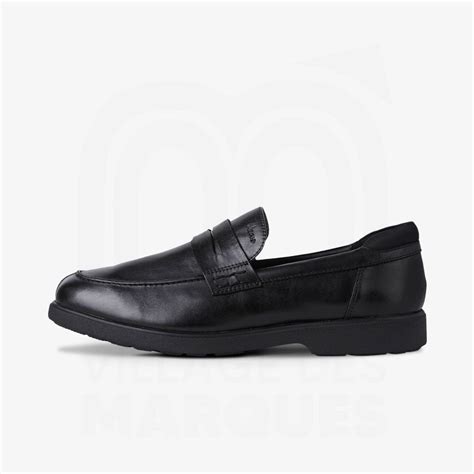 Geox Mocassins En Cuir Sphérique Ec11 Large Homme Madina