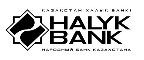 Halyk Bank Logo Black and White – Brands Logos