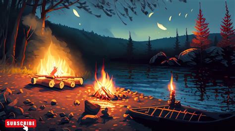 Campfire River Night Ambience Minutes Nature White Noise For