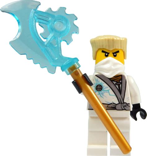 Lego Ninjago Minifigura Zane Rebooted Ninja Blanco Con Techno Hoja