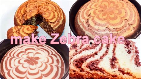 How To Make Zebra Cake From Scratch To Finish Youtube