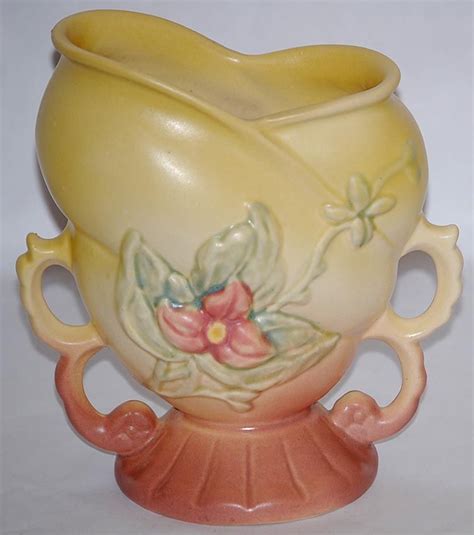 Hull Pottery Wildflower Yellow Vase W 5 6 12 From Just Art Pottery