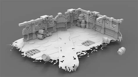 stylized interior scene  model   barath  prouserme