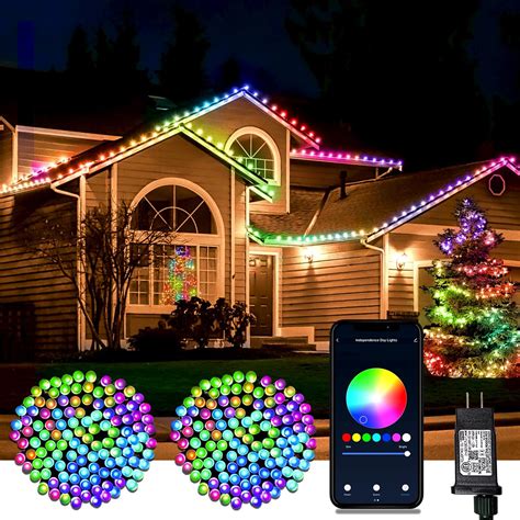 Ft Color Changing Christmas Lights Led Outdoor String Lights