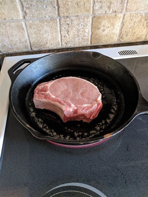 My First Cast Iron Pork Chop R Castiron