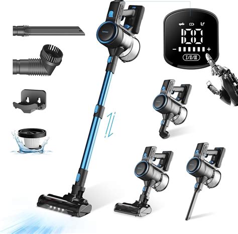 Haimeec Cordless Vacuum Cleaner Kpa Powerful Suction Stick Vacuum