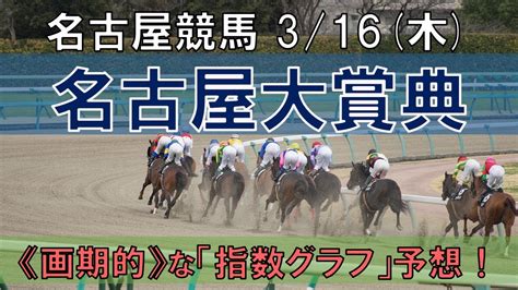 名古屋競馬【名古屋大賞典】316木 11r《地方競馬 指数グラフ・予想・攻略》 Youtube