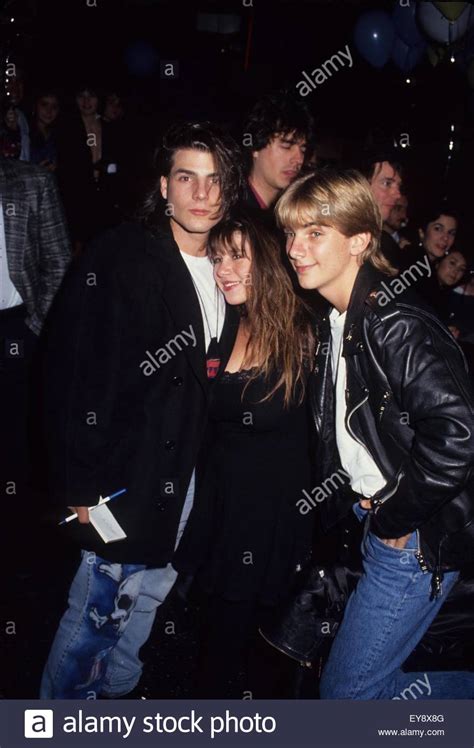 CHRIS WOLF with Soleil Moon Frye Jeremy Miller 1990.l0889. (Credit Image: © Craig Skinner/Globe ...