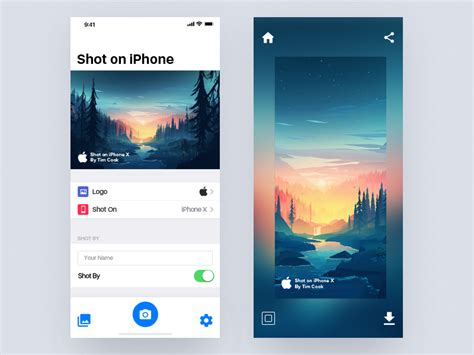 Shot On Iphone App By Abhijeet Rupareliya On Dribbble