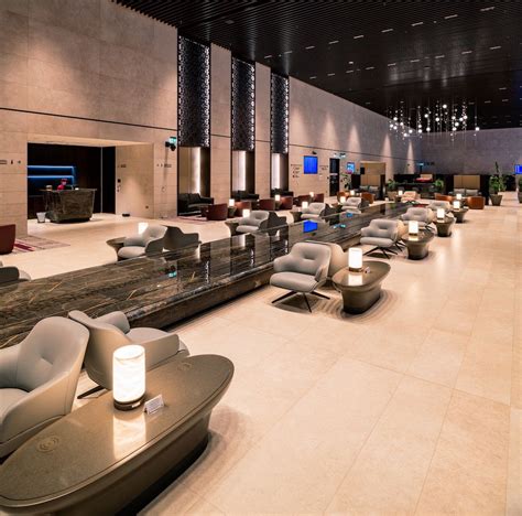 Stunning Qatar Airways Al Mourjan Lounge At The Garden One Mile At A Time