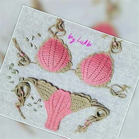 Crochet Lingerie Set Diy Crochet Bra And Panties