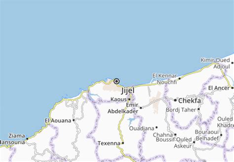 MICHELIN Jijel map - ViaMichelin