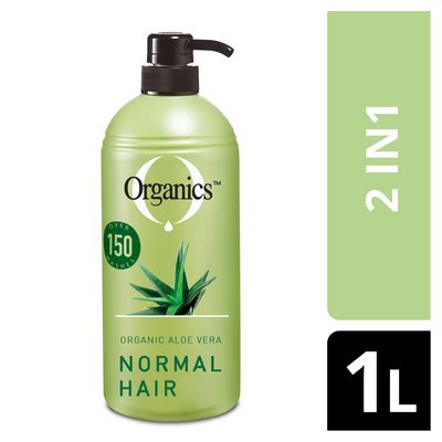 Organics Aloe Vera 2 In 1 Shampoo And Conditioner 1L PnP