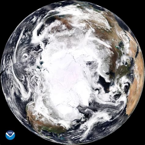 NOAA Shares First New View of the North Pole for Earth Day! | NOAA ...