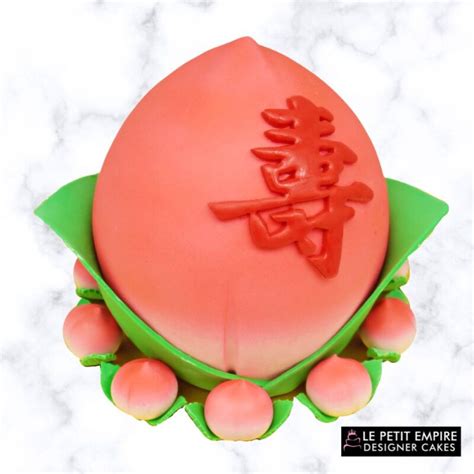 D Longevity Bun Fondant Cake Le Petit Empire Designer Cakes