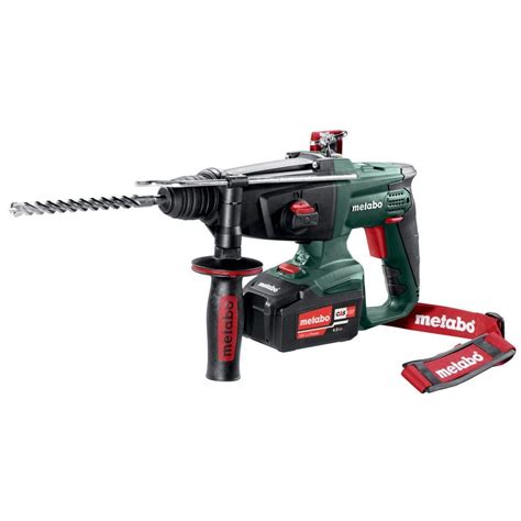 Metabo KHA 18 LTX SDS Rotary Hammer Drill Inc 2x 4 0Ah CAS Li Ion