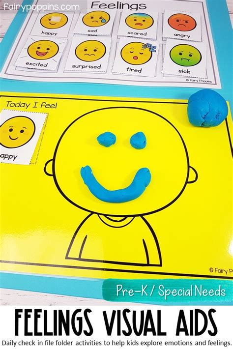 Feelings Activities for Kids (Emotions File Folder) | Emotions ...