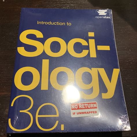 Introduction To Sociology Openstax Unopened For Sale In South Gate Ca