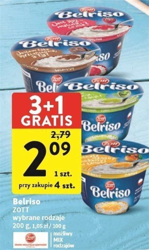 Promocja Belriso ZOTT 200g W Intermarche