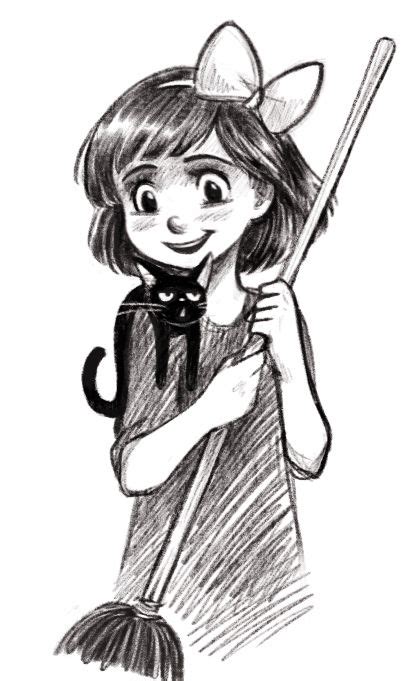 Courtney Godbey Illustration Studio Ghibli Fanart Animation Sketches