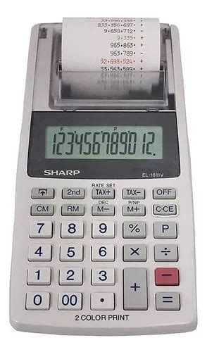 Calculadora Impressora Sharp El 1611v Branco Frete grátis