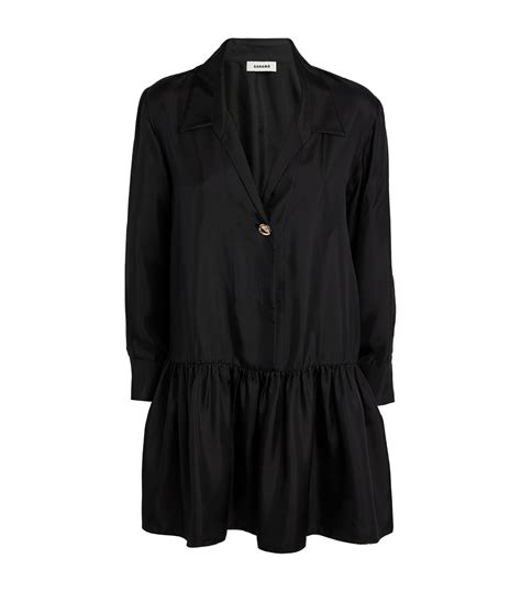 Sale Sandro Silk Shift Dress Harrods Us