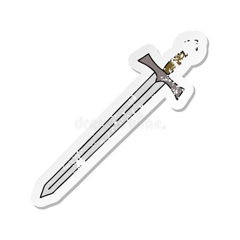 Realistic Sword Drawing Stock Illustrations – 107 Realistic Sword ...