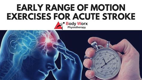 Early Range Of Motion Exercises For Acute Stroke Newcastle