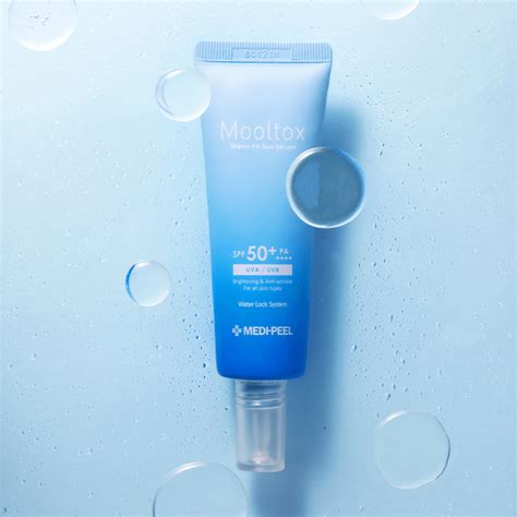 Ультразволожуюча сонцезахисна сироватка Medi Peel Aqua Mooltox Water Fit Sun Serum Spf 50 Pa