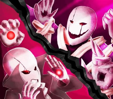 Battle Of The Century Glitchtale Gaster Vs Underverse Gaster