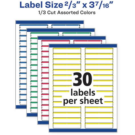 Avery Trueblock File Folder Labels Filing Labels Avery