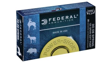 Federal Premium Power Shok 30 30 Winchester 125 Grain Jacketed Hollow