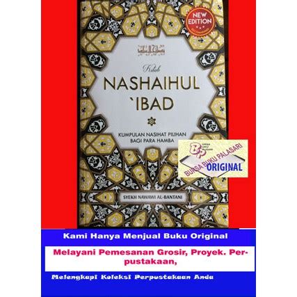 Jual Kitab Nashaihul Ibad Hc Terjemah Syekh Nawawi Al Bantani Turos