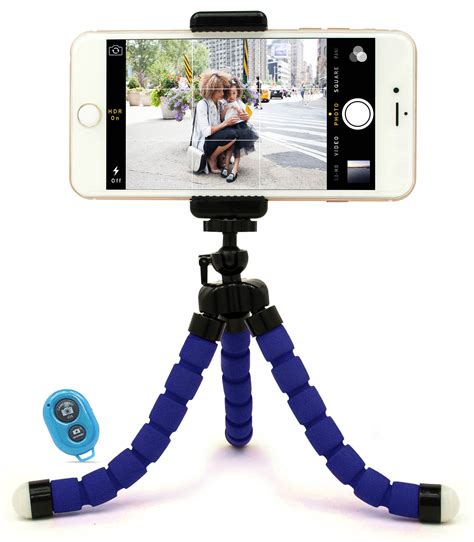 Buy Bastex Universal Compact Flexible Octopus Style Blue Tripod Stand