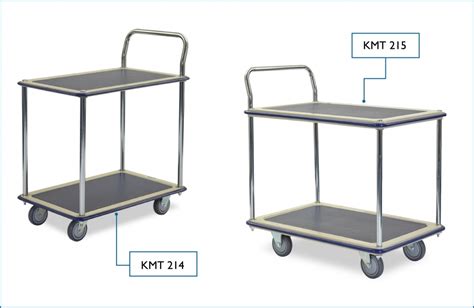 Foldable Handle Platform Trolley Trolley KOMADA Material Handling