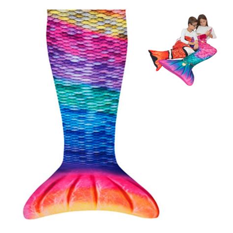 Mermaid blanket - rainbow - Mermaid