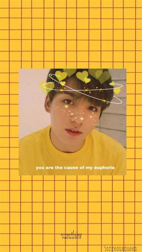 Jeon Jungkooks Wallpaper [euphoria] Yellow æsthetic Aesthetic Iphone