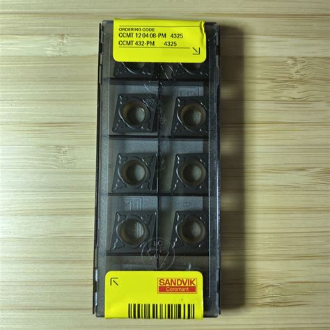 10 Pack SANDVIK CCMT 12 04 08 PM 4325 CARBIDE INSERTS CCMT 432 PM 4325