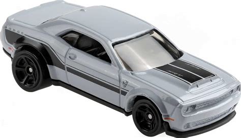 Hot Wheels Collector 1 4 Mile Kings 18 Dodge Challenger SRT Demon Vehículo de Juguete para
