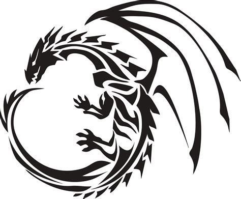 Circle Dragon Tattoo Transparent Png Stickpng