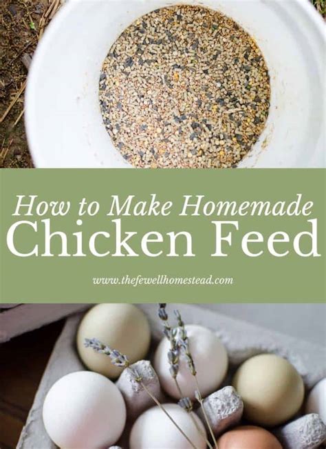 How To Make Homemade Chicken Feed Amy K Fewell