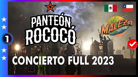 PANTEON ROCOCO CONCIERTO FULL FESTIVAL MALEZA 2023 Santiago