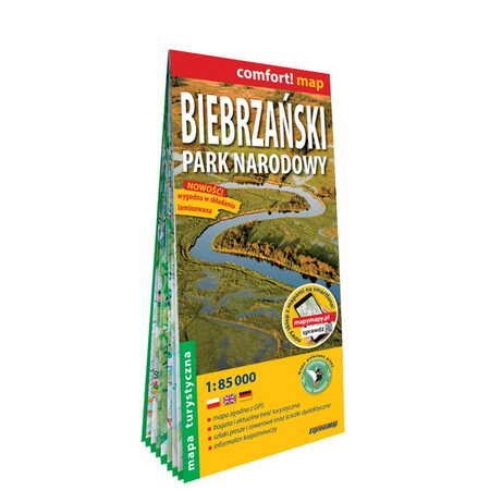 Biebrza Ski Park Narodowy Laminowana Mapa Turystyczna Expressmap