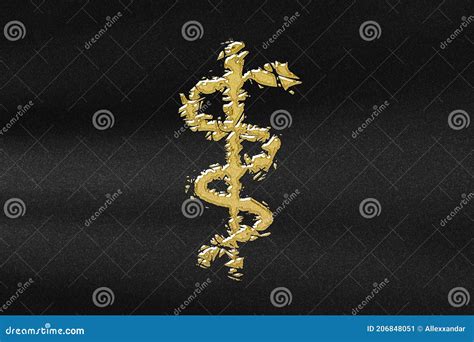 Medical Symbol, Rod of Asclepius, Asclepius Insignia Stock Illustration - Illustration of ...