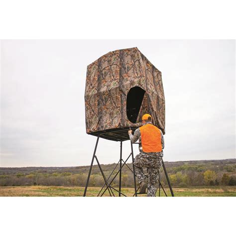 Muddy Quad Pod Enclosure Hunting Blind 699106 Tower Tripod Stands