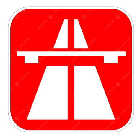 Red Highway Icon Road Europe Illustration Quick Png Transparent