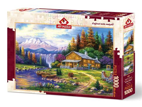 Art Puzzle Dağlarda Günbatımı 1000 Parça Puzzle Puzzlesepeti