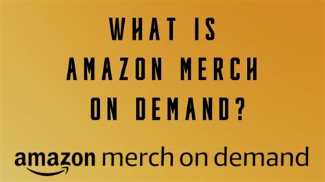 What Is Amazon Merch On Demand Introduction To Merch By Amazon